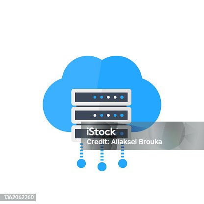 istock server, hosting services vector illustration 1362062260
