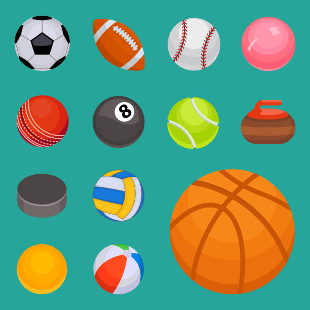 組的球孤立的錦標賽冠軍輪籃足球愛好遊戲裝置領域向量圖 - 排球 球 幅插畫檔、美工圖案、卡通及圖標
