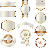 gold, labels, award, design