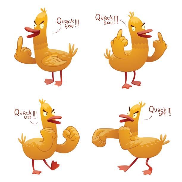 Best Quacking Illustrations, Royalty-Free Vector Graphics ...