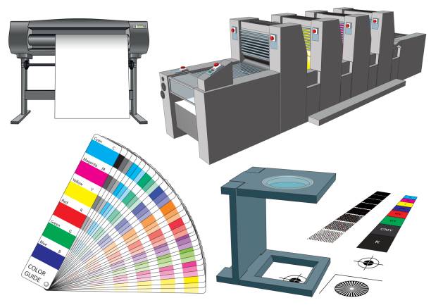 印刷機 イラスト素材 - iStock