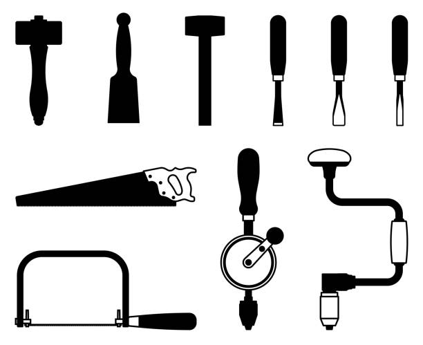 Best Hammer Chisel Illustrations, Royalty-Free Vector