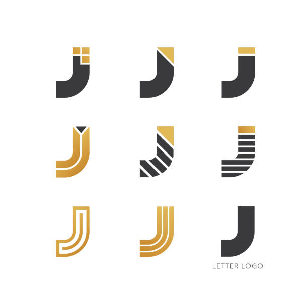 Set Of Letter J Logo Design
