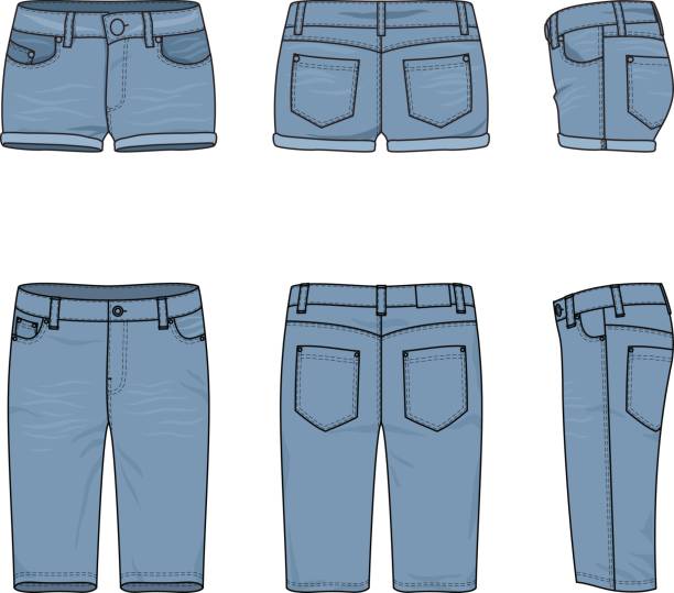 Skinny Jeans Clip Art, Vector Images & Illustrations - iStock