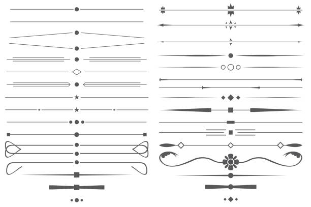 Decorative Lines Illustrations Royalty Free Vector Graphics