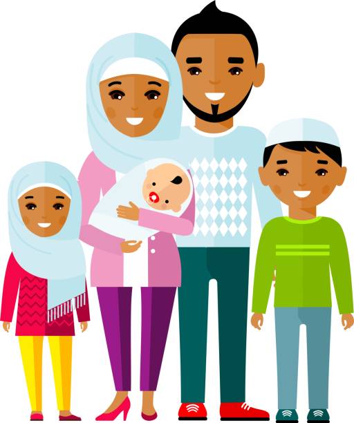  Muslim  Family  Illustrations Royalty Free Vector Graphics 