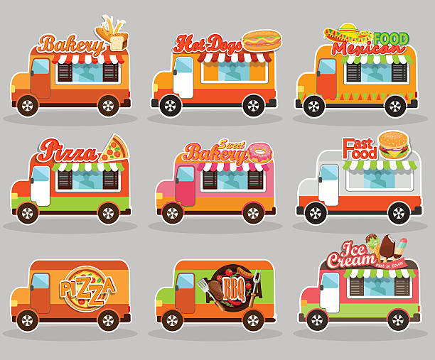 Royalty Free Taco Truck Clip Art, Vector Images