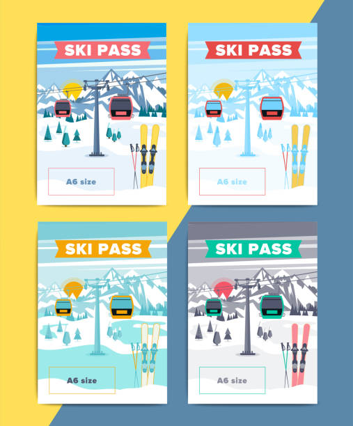 Printable Ski Pass Template Free