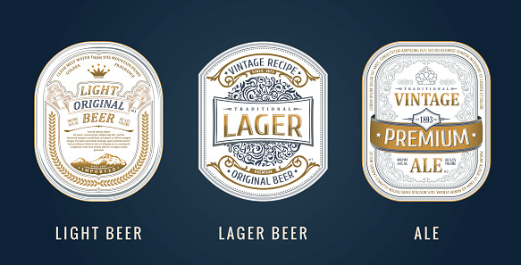 Download Beer Label Vector Free Ai Svg And Eps
