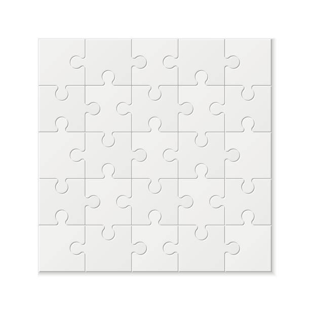 set puzzle-stücke. textur-mosaik-hintergrund. - puzzle stock-grafiken, -clipart, -cartoons und -symbole