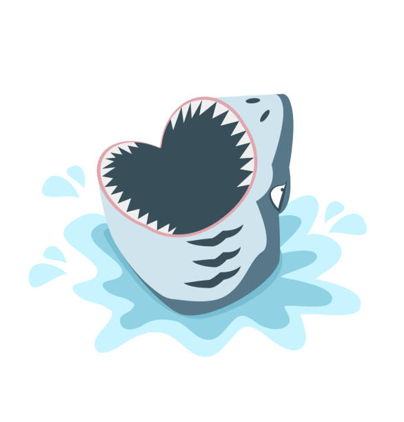 Royalty Free Shark Mouth Clip Art, Vector Images ...