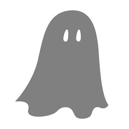 ghost silhouette clipart