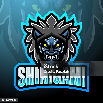 istock Shinigami esport logo mascot design 1316270853