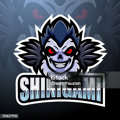 istock Shinigami esport logo mascot design 1316271115