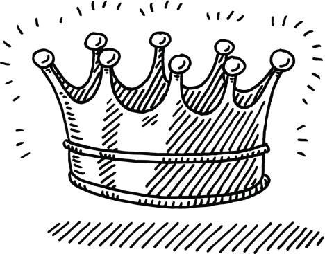 Shiny Crown Symbol Drawing