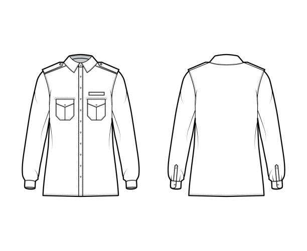 Drawing Of Epaulets Illustrations, Royalty-Free Vector Graphics & Clip ...