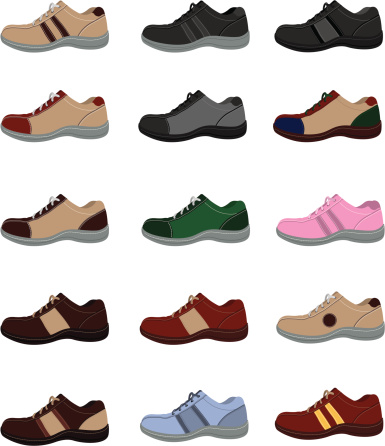 Shoes Stock Illustration - Download Image Now - iStock