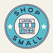 istock Shop Small Local Business Support Badge 1290583974