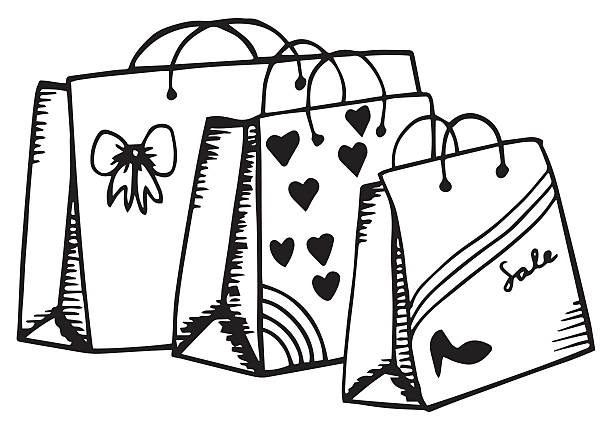 Royalty Free Shopping Bags No People Clip Art, Vector Images & Illustrations - iStock