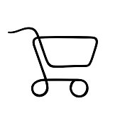 istock shopping cart sketch 1333128639