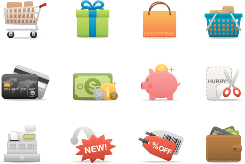 Shopping & Consumerism icons | Premium Matte series