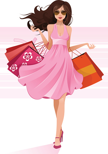 Shopping girl
