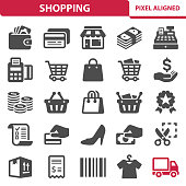 istock Shopping Icons 1030907236