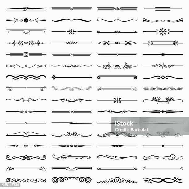 Decorative Lines Free Vector Art 136 547 Free Downloads