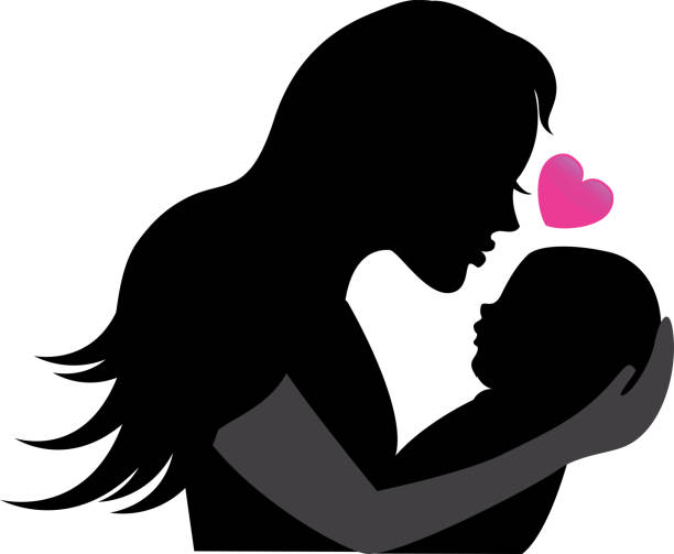 Royalty Free Mom And Two Daughters Clip Art, Vector Images ...