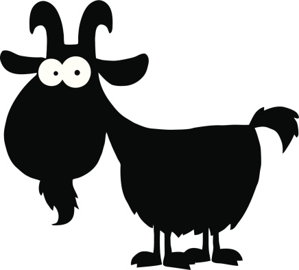 Download Silhouette Of Goat Stock Illustration - Download Image Now ...
