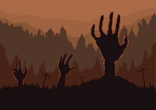 Rotting Corpse Silhouette Illustrations, Royalty-Free Vector Graphics ...
