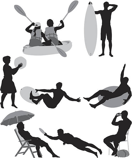 Silhouettes of different sports Silhouettes of different sportshttp://www.twodozendesign.info/i/1.png frisbee clipart stock illustrations