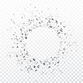 Vector Illustration of Silver celebration background with confetti

eps10