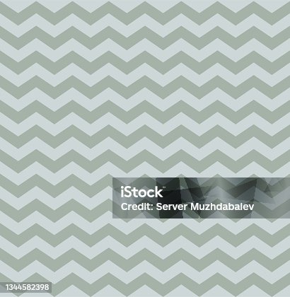 istock Silver seamless pattern. Background stripe chevron. Elegant zigzag lines. Repeating delicate chevrons striped texture. Tender triangular backdrop for design prints, fabric, wallpaper, textile. Vector clipart 1344582398