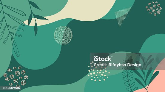 istock Simple abstract organic background. Can be use for wall decoration, postcard, poster, brochure, social media posts, mobile apps, banners design and web/internet ads 1332509516
