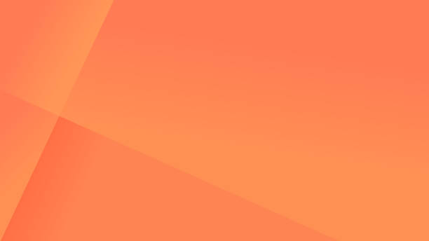간단한 산호 오렌지 추상 배경 - 단순함 stock illustrations