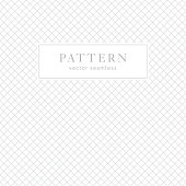 Simple geometric seamless pattern with diagonal crossing lines. Light collection. Abstract textured background design. Vector illustration for minimalistic design. Modern elegant wallpaper.