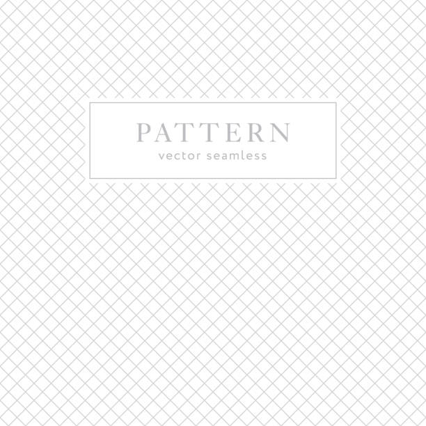 Simple geometric seamless pattern Simple geometric seamless pattern with diagonal crossing lines. Light collection. Abstract textured background design. Vector illustration for minimalistic design. Modern elegant wallpaper. diamond shaped stock illustrations