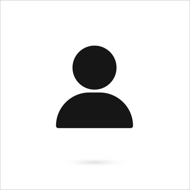 einfache mann kopf icon set - avatar stock-grafiken, -clipart, -cartoons und -symbole