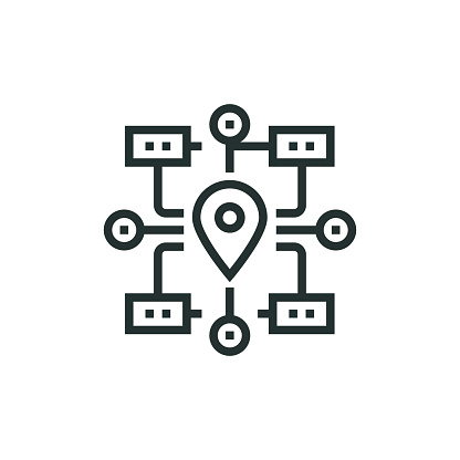 Sitemap Navigation Line Icon
