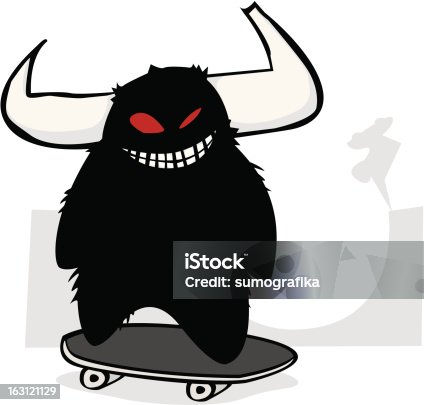 istock skate or die [ super vector skateboarder ] 163121129