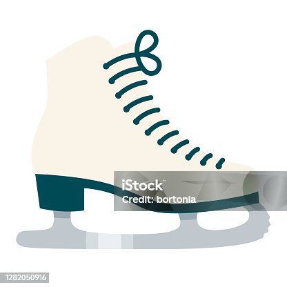 istock Skating Icon on Transparent Background 1282050916