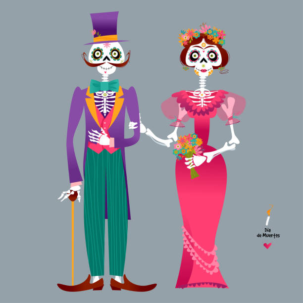 Download Best Sugar Skull Illustrations, Royalty-Free Vector ...