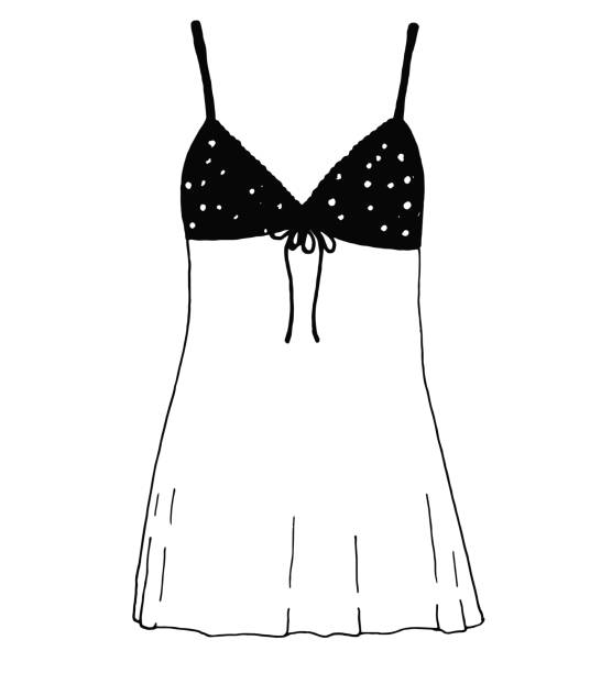 Black Silk Nightgown Illustrations, Royalty-Free Vector Graphics & Clip ...