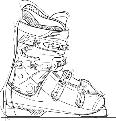 Ski Boot Sketch
