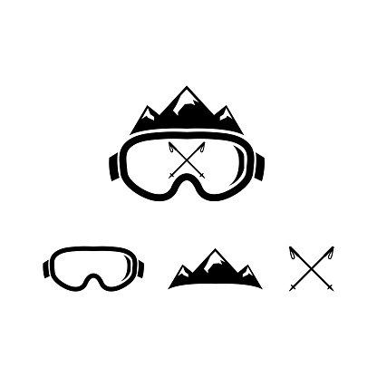 Ski Goggles Stroke Transparent PNG & SVG Vector