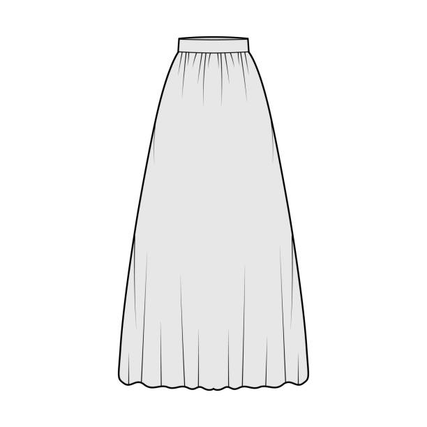 Dirndl Skirt Silhouette Stock Photos, Pictures & Royalty-Free Images ...
