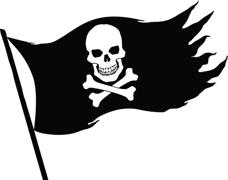 skull-and-crossbones-black-and-white-pir