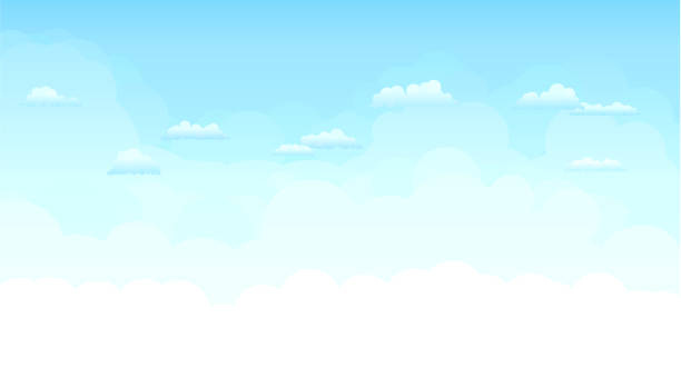 Sky Sky. blue sky clouds stock illustrations