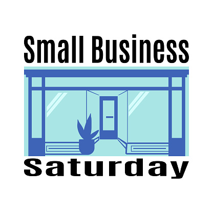 Small Business Saturday, Idea for poster, banner, flyer or postcard